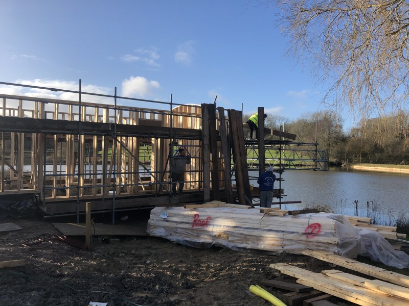 Ground works at Yew Tree Lakes Complete