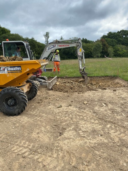Ground Works At Yew Tree Lakes Have Begun